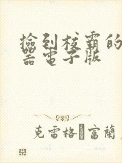 捡到校霸的遥控器电子版