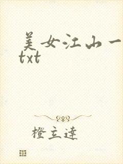 美女江山一锅煮txt