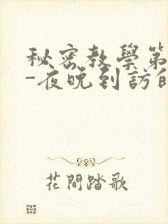 秘密教学第4话-夜晚到访的子豪