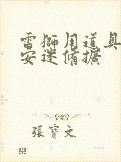 雷狮用道具玩哭安迷修扩