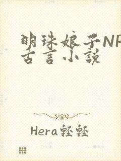 明珠娘子NPC古言小说