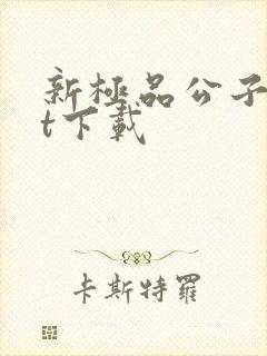 新极品公子txt下载