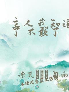 主人 我知道错了 不敢了