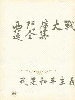 西门庆大战潘金莲全集