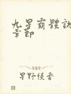 九星霸体诀最新章节