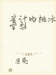 蜜汁肉桃冰糖炖雪梨