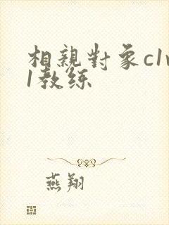 相亲对象c1v1教练