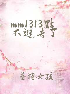 mm1313点不进去了