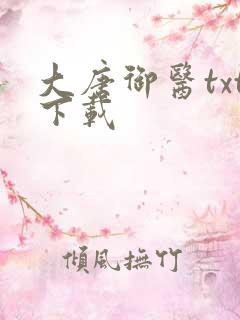 大唐御医txt下载