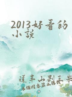 2013好看的小说