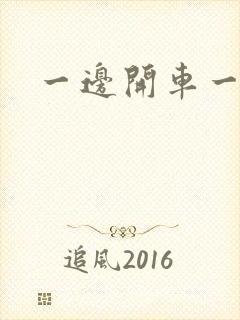 一边开车一边做