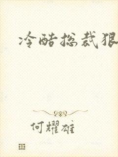 冷酷总裁狠狠爱