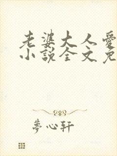 老婆大人爱上我小说全文免费阅读