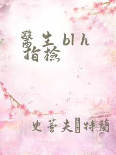 医生 bl h 指检