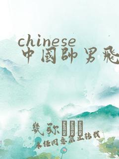 chinese中国帅男飞机