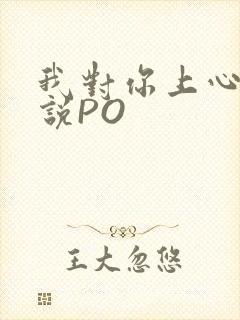 我对你上心了小说PO