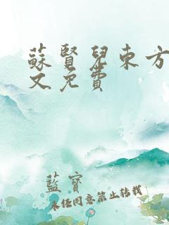 苏贤儿东方衍全文免费