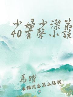 少妇少洁第1一40有声小说