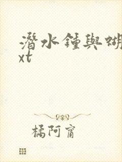 潜水钟与蝴蝶txt