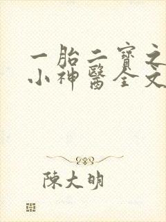 一胎二宝之弃妃小神医全文免费阅读