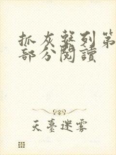 抓灰系列第33部分阅读