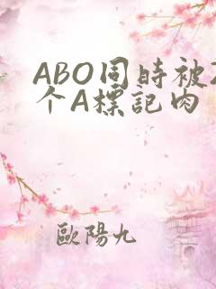 ABO同时被2个A标记肉