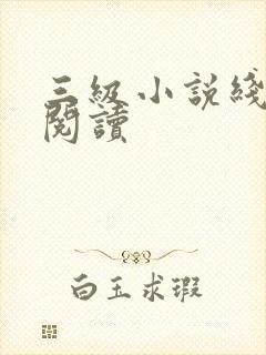 三级小说线全文阅读