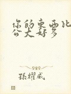 你的东西比我老公大好多