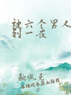 被六个男人躁J到一夜