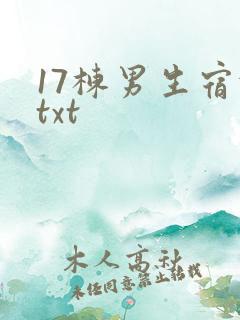 17栋男生宿舍txt