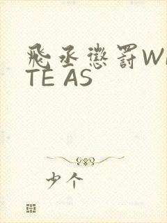 飞丞惩罚WRITE AS