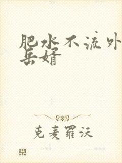 肥水不流外人田岳婿