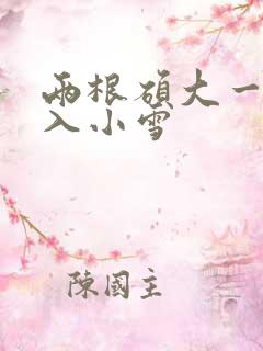 两根硕大一起挤入小雪