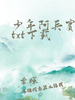 少年阿兵宾小说txt下载