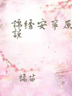 锦绣安宁原著小说