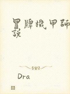 冒牌机甲师 小说