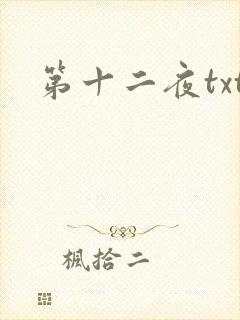 第十二夜txt