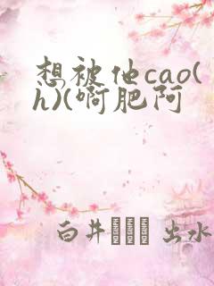 想被他cao(h)(啊肥阿