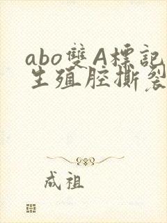 abo双A标记生殖腔撕裂