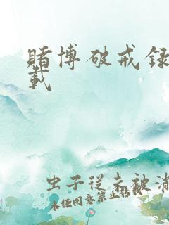 赌博破戒录 下载