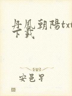 丹凤朝阳txt下载