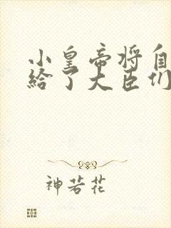 小皇帝将自己赏给了大臣们