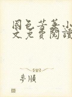 国色芳华小说全文免费阅读