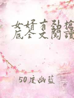 女婿有劲枪枪到底全文阅读