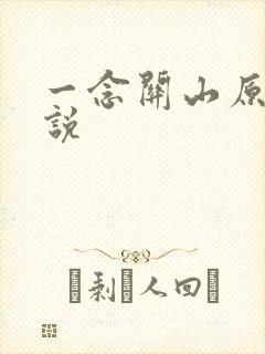 一念关山原著小说