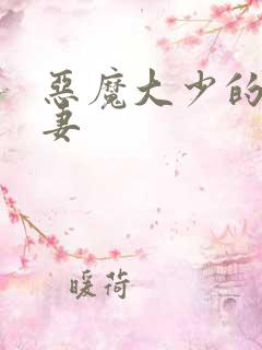 恶魔大少的小鲜妻