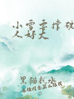 小雪要撑破了黑人好大