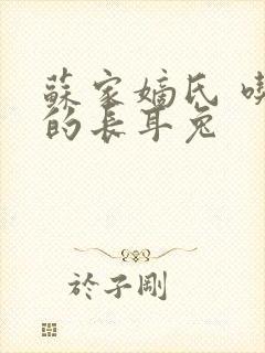 苏家嫡氏 吃肉的长耳兔