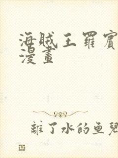 海贼王罗宾同人漫画