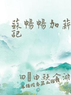 苏畅畅加薪奋斗记